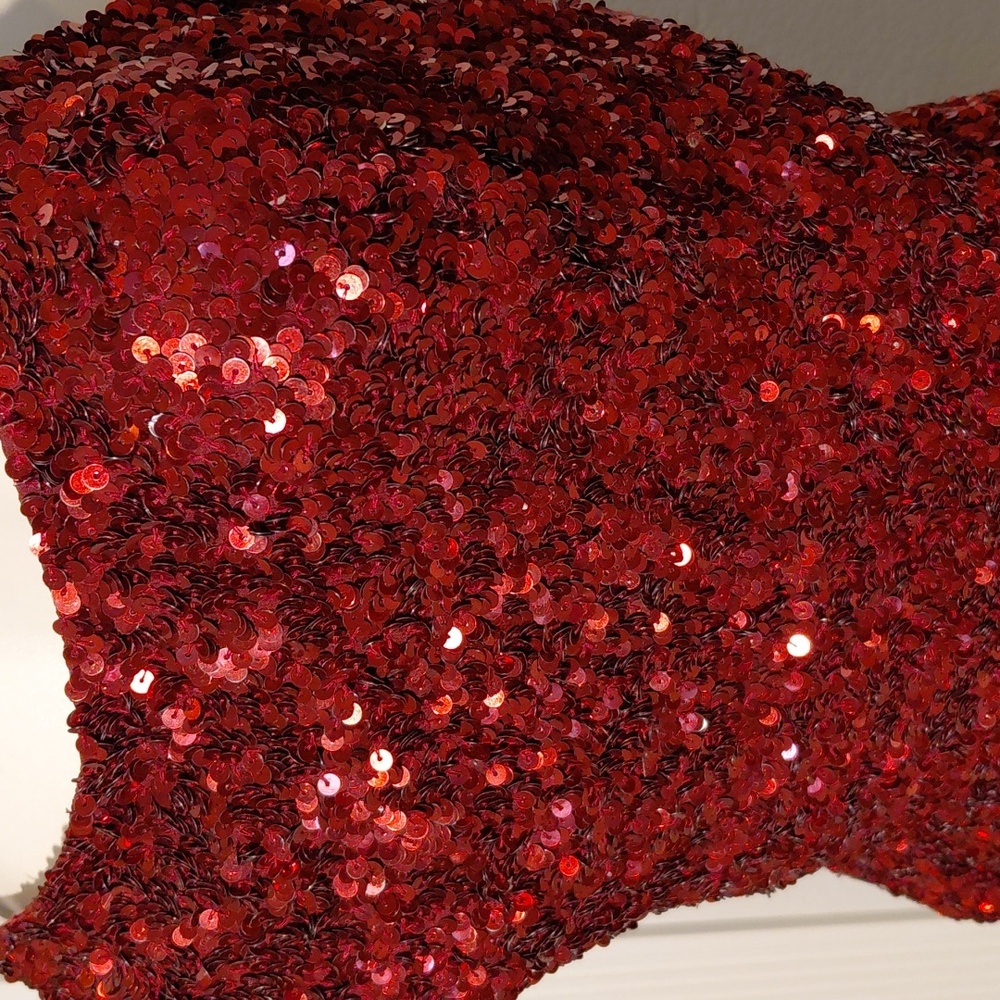 Cache Red Sequin Tank Top NWT - image 2